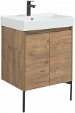 Тумба под раковину Aquanet Nova Lite 60 дуб рустикальный (2 дверцы) 00298849
