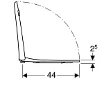 Крышка-сиденье Geberit Renova Comfort 500.679.01.1