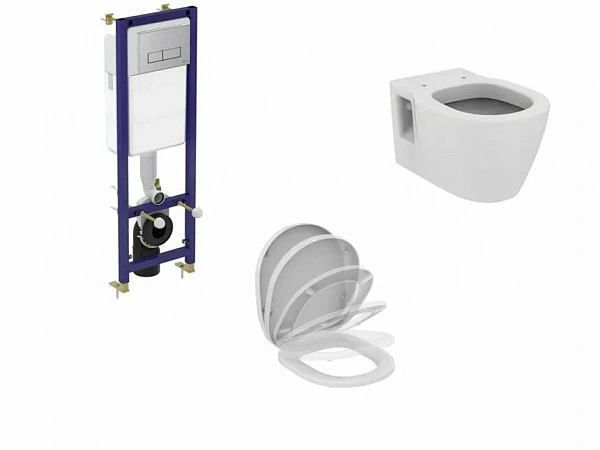 Унитаз подвесной с инсталляцией Ideal Standard W880101