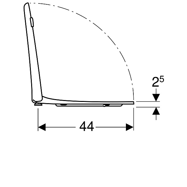 Крышка-сиденье Geberit Renova Comfort 500.679.01.1