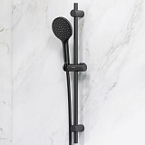 F0180022 Like,  душ.комплект: ручн.душ 3 ф-ции d 120 мм, штанга 700, шланг 1 750 мм, черный, шт.