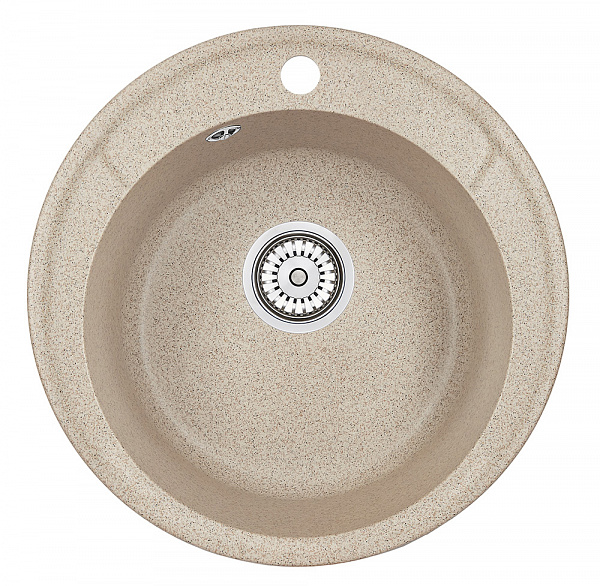 Мойка кухонная Granula круглая кварц 4802, КЛАССИК