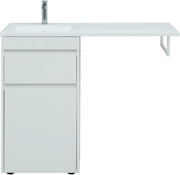 Тумба под раковину Aquanet Токио 58 белый (напольная, 1 ящик) 00239290
