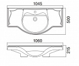 Раковина Roca America 105 327205000