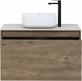 Тумба под раковину Aquanet Nova Lite 90 дуб рустикальный (1 ящик) 00249517
