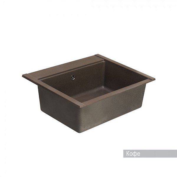 Мойка для кухни Aquaton Делия 60 прямоугольная кофе 1A715232LD280