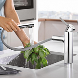 Смеситель GROHE CONCETTO 30273001 для кухонной мойки с выдвижным изливом