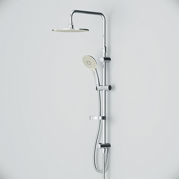 F0770A100 Spirit V2.0 душ.система, набор: верхн.душ d 250 мм, ручн.душ 3 ф-ции d 120 мм, переключате