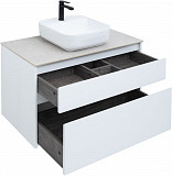 Тумба под раковину Aquanet Nova Lite 90 белый (2 ящика) 00242268