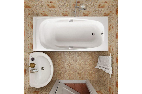 Чугунная ванна Jacob Delafon Diapason 170x75 с отверстиями под ручки E2926-00