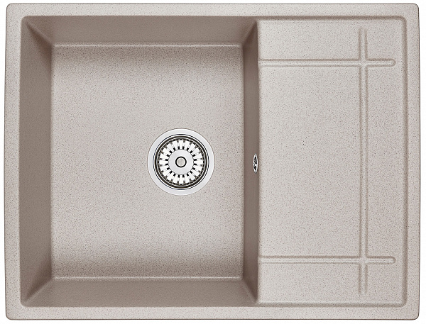 Мойка кухонная Granula прямоугольная кварц 6501, АНТИК