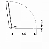 Крышка-сиденье для унитаза Geberit iCon 574130000 с микролифтом