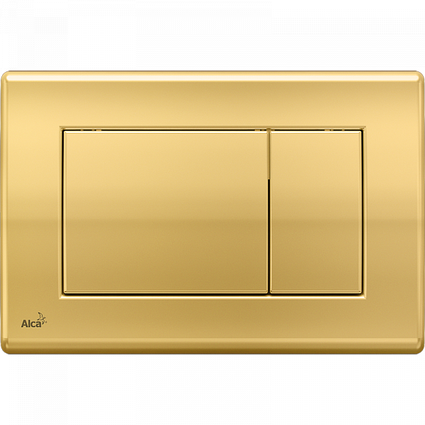 Клавиша смыва AlcaPlast M275 золотая