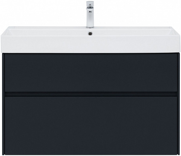 Тумба под раковину Aquanet Бруклин 100 антрацит матовый 00310139