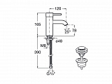 Смеситель Roca Lanta для раковины 5A3A11C00