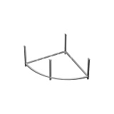 Акриловая ванна Jacob Delafon Presquile 145x145 угловая E6045RU-00