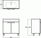 Тумба под раковину Ideal Standard Tempo E3241OS