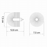 Ёршик для унитаза запасной Wasserkraft K-013