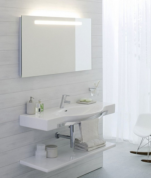 Раковина Laufen Palace 8.1270.4.000.104.1 с полотенцедержателем 120 см