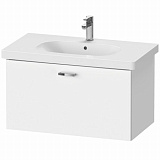 Комплект мебели Duravit тумба XBase + раковина D-Code 80 см