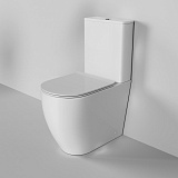 Унитаз Style GR-4473S (655*365*920) напольный БЕЗОБОДКОВЫЙ с ВЫСОКОЙ ЧАШЕЙ 48 см, 2 места