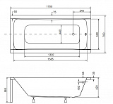 Акриловая ванна Besco Optima 170x70 WAO-170-PK