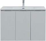Тумба под раковину Aquanet Алвита New 100 3 дверцы, серый 00277532