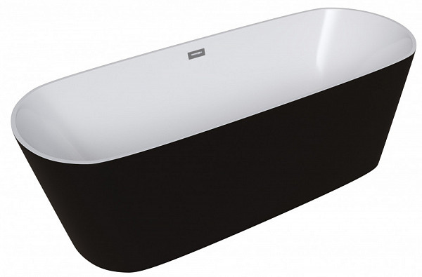 Ванна отдельностоящая GR-2701 Black (70x150x60) GROSSMAN 1 мест