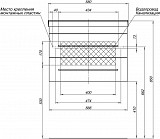 Тумба с раковиной Aquanet Нота 58 белый 00287706