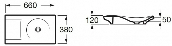 Раковина Roca Urbi 327226000