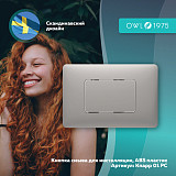 Кнопка смыва Svart Polished Chrome для инсталляции Hasvik (Хасвик), ABS пластик