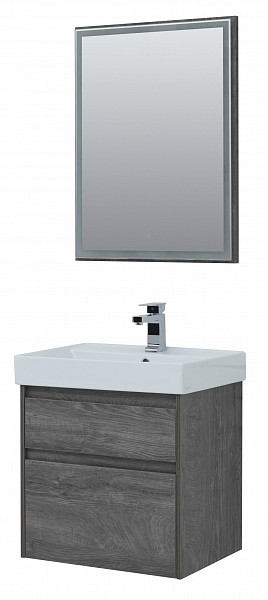 Мебель для ванной Aquanet Nova Lite 60 дуб рошелье (2 ящика) 00242920