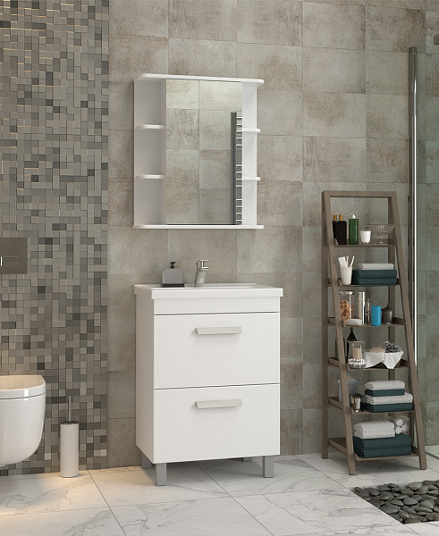 Тумба под раковину VIGO Nova 65 см tn.NOV.MIR.70.2Y