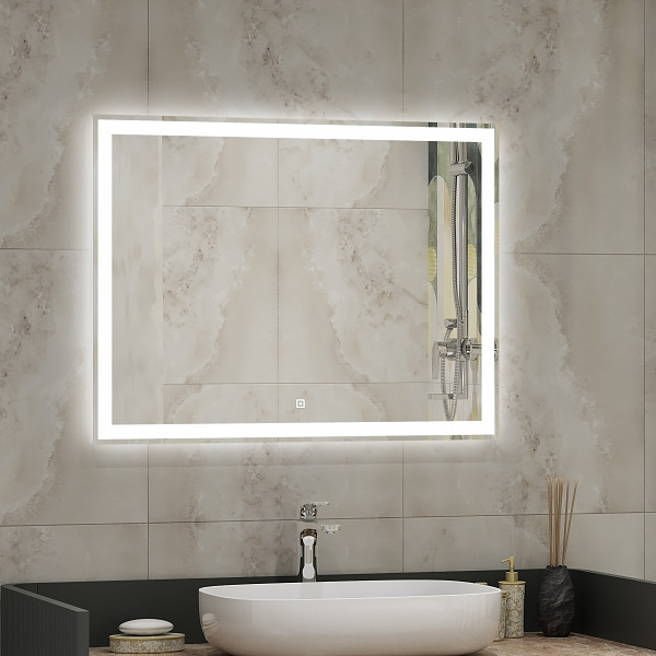 Зеркало Континент "Mercury Led" 800х600