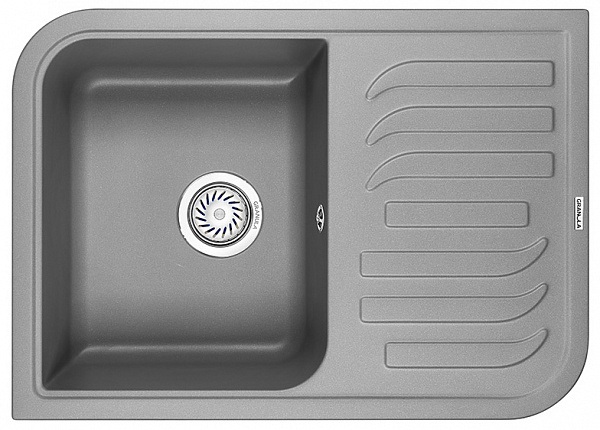 Мойка кухонная Granula прямоугольная кварц 7001, АЛЮМИНИУМ