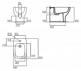 Биде напольное Ideal Standard Tesi T354001