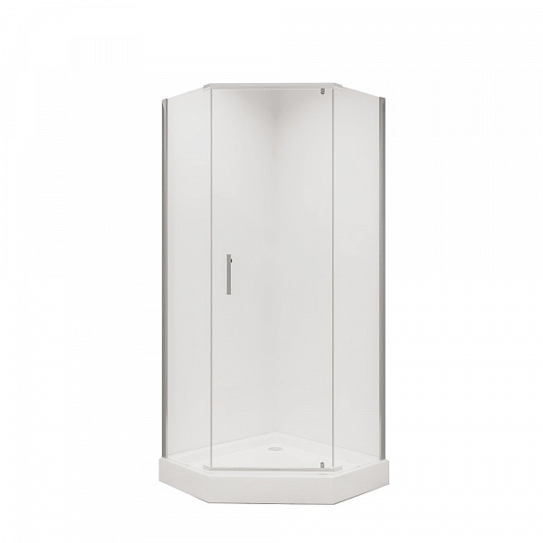 Душ. ограждение Niagara NG-6634-08 (100*100*190) трапеция, дверь распашная, 1 место