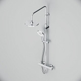 F0785A400  X-Joy, душ.система:  см-ль д/душа с ТМС, душ.штанга,верхний душ 220мм, ручн душ, хром