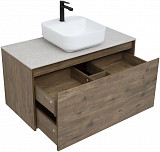 Тумба под раковину Aquanet Nova Lite 100 дуб рустикальный (1 ящик) 00249520