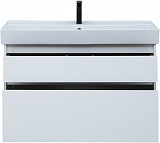 Тумба под раковину Aquanet Nova Lite 100 белый (2 ящика) 00242581