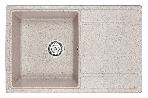 Мойка кухонная Granula прямоугольная кварц 7804, КЛАССИК