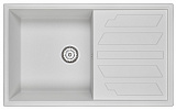 Мойка кухонная Granula прямоугольная кварц 8601, АРКТИК