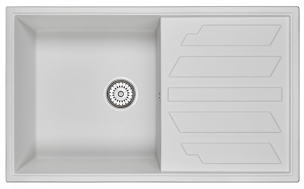 Мойка кухонная Granula прямоугольная кварц 8601, АРКТИК