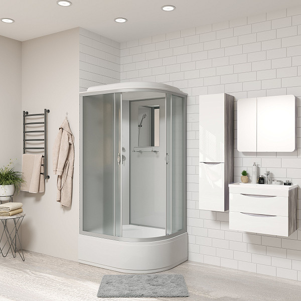 Душ.каб. NG-2310-14L (1200х800х2150) высокий поддон(40см) стекло МАТОВОЕ 4 места