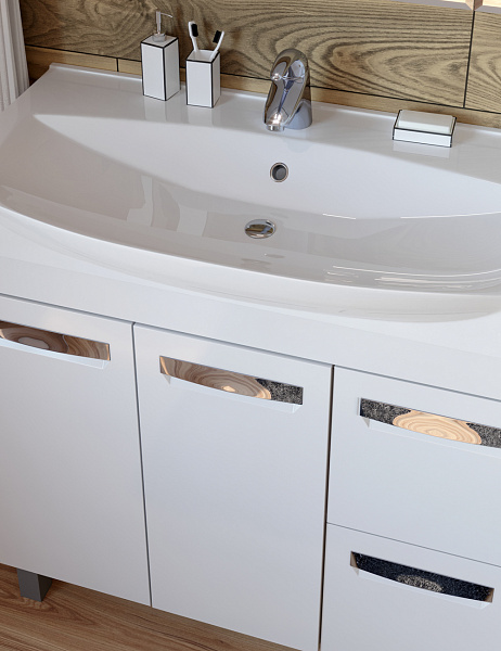 Тумба под раковину VIGO Plaza 85 см tn.PLA.MIR.80.2D.2Y