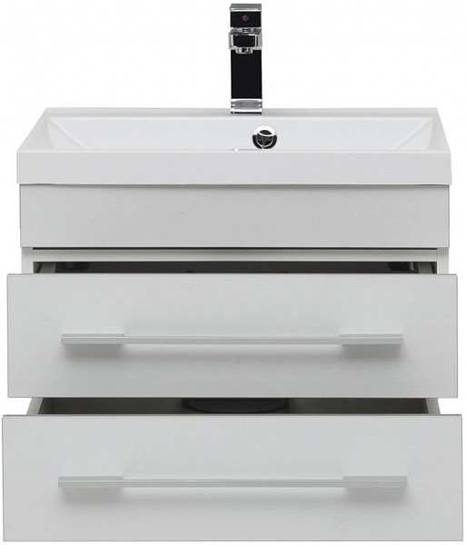Тумба под раковину Aquanet Верона 58 New белый матовый 00272423