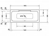 Акриловая ванна Duravit Dyrastyle 180x80 700298000000000