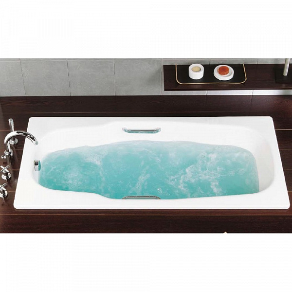 Стальная ванна BLB Atlantica 180x80 B80A с отверстиями под ручки