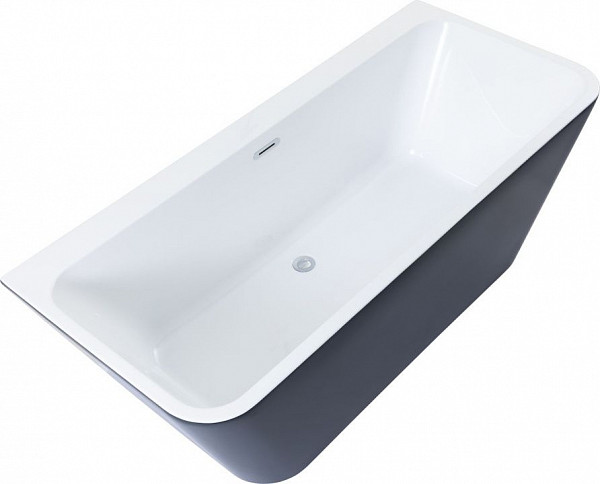 Акриловая ванна Aquanet Family Perfect 170x75 13775 Gloss Finish (панель Black matte) 13775-GW-MB