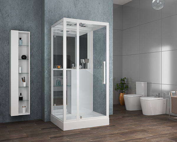 Душ.каб. GR161 (90x90x215) GROSSMAN 5 мест